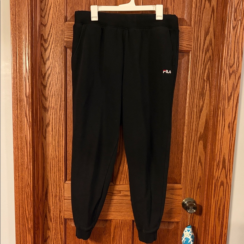 Fila Black Track Pants